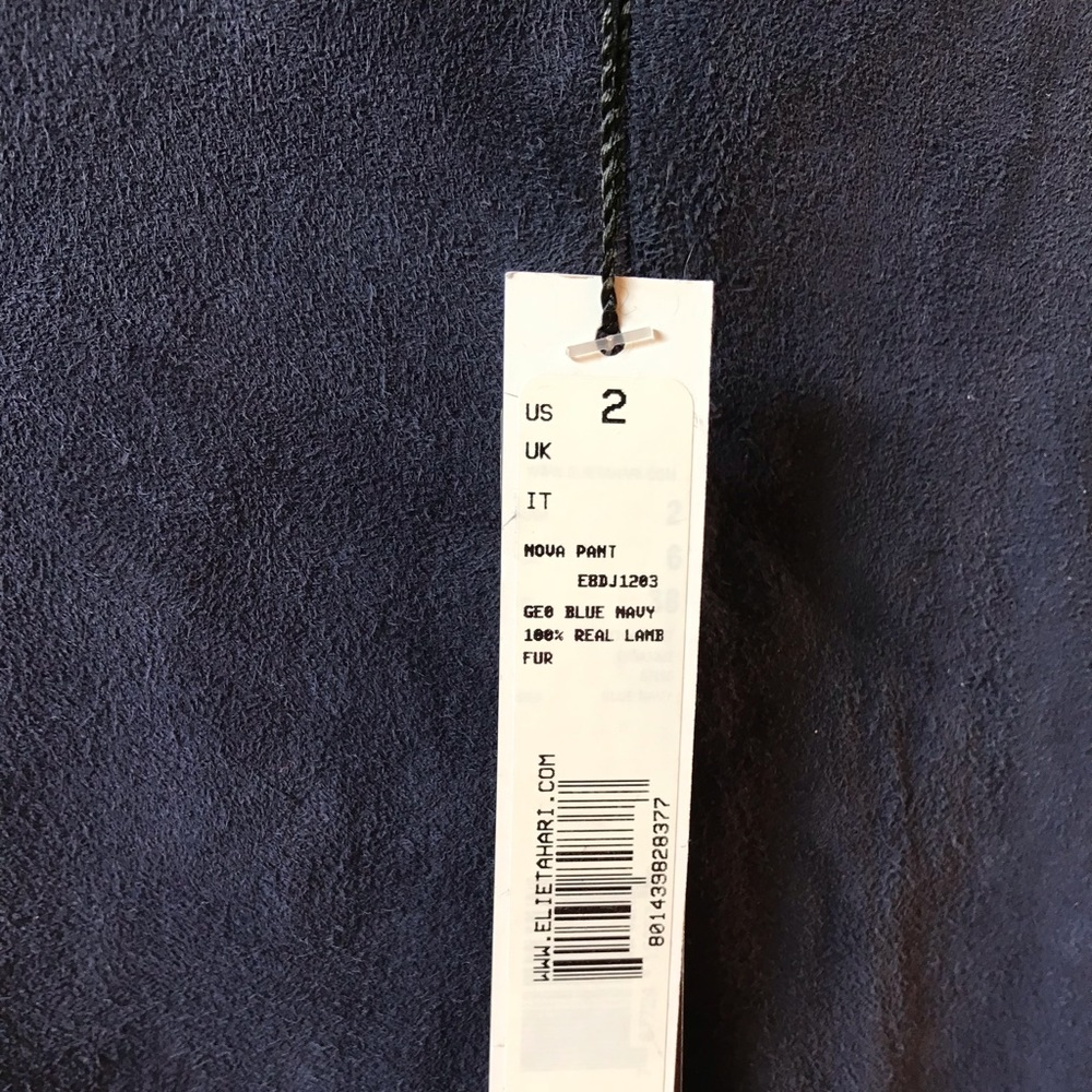 Luxury suede pants